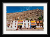 Hemis Monastery facade with craggy cliff, Ladakh, India Fine Art Print
