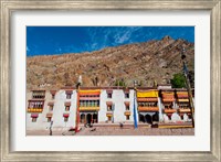 Hemis Monastery facade with craggy cliff, Ladakh, India Fine Art Print