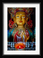 Maitreya Buddha at Thiksey Monastery, Leh, Ledakh, India Fine Art Print