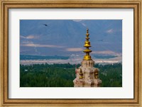 India, Ladakh, Leh, Gonpa Soma Jokhang spire, Fine Art Print