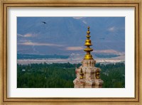 India, Ladakh, Leh, Gonpa Soma Jokhang spire, Fine Art Print