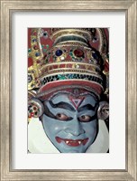 Kathakali Dancer Portrays Scenes from Hindu Epics, India Fine Art Print