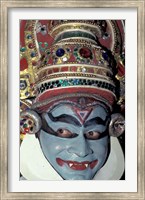 Kathakali Dancer Portrays Scenes from Hindu Epics, India Fine Art Print