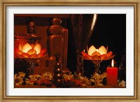 Hindu Prayer Altar, India Fine Art Print