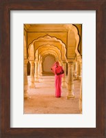Arches, Amber Fort temple, Rajasthan Jaipur India Fine Art Print