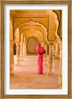 Arches, Amber Fort temple, Rajasthan Jaipur India Fine Art Print