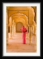 Arches, Amber Fort temple, Rajasthan Jaipur India Fine Art Print