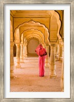 Arches, Amber Fort temple, Rajasthan Jaipur India Fine Art Print