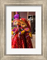 Puppets For Sale in Downtown Center of the Pink City, Jaipur, Rajasthan, India Fine Art Print