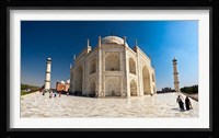 The main platform just outside the Taj Mahal, Agra, Inda Fine Art Print