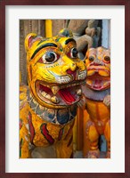 Colorful handicrafts, Pushkar, India. Fine Art Print