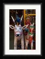 Colorful local handicrafts, Pushkar, Rajasthan, India. Fine Art Print