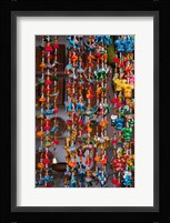 Colorful souvenirs, Pushkar, Rajasthan, India. Fine Art Print