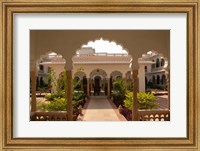 Hotel Kiran Villa Palace, Bharatpur, Rajasthan, India. Fine Art Print