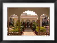 Hotel Kiran Villa Palace, Bharatpur, Rajasthan, India. Fine Art Print