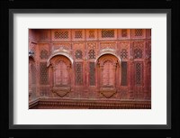 Intricately carved walls of Mehrangarh Fort, Jodhpur, Rajasthan, India Fine Art Print