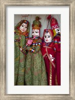 Kathputli, traditional Rajasthani puppets, Pushkar, Rajasthan, India Fine Art Print