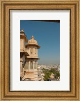 Turret, City Palace, Udaipur, Rajasthan, India Fine Art Print