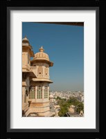 Turret, City Palace, Udaipur, Rajasthan, India Fine Art Print