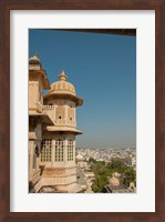 Turret, City Palace, Udaipur, Rajasthan, India Fine Art Print