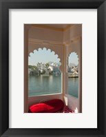 View from a restaurant, Udaipur, Rajasthan, India Fine Art Print