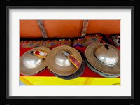 Brass cymbals at Hemis Monastery, Ladakh, India Fine Art Print