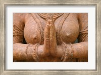 Hindu sculpture, Bhubaneswar, Orissa, India Fine Art Print