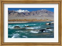 India, Ladakh, Indus River, Himalaya range Fine Art Print