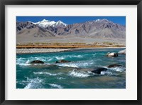 India, Ladakh, Indus River, Himalaya range Fine Art Print