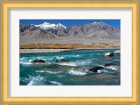 India, Ladakh, Indus River, Himalaya range Fine Art Print