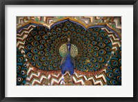 Asia, India, Jaipur. Peacock Gate at Jaipur Palace Fine Art Print