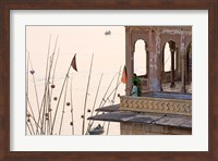 Daily Life Along The Ganges River, Varanasi, India Fine Art Print