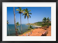 Goa, India. Big and Little Vagator beaches Fine Art Print