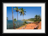 Goa, India. Big and Little Vagator beaches Fine Art Print