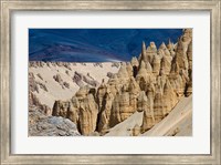 Eroded formation of mountain, Himalayas, Ladakh, India Fine Art Print
