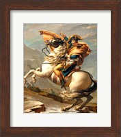 Napoleon Crossing the Alps at the St Bernard Pass Fine Art Print