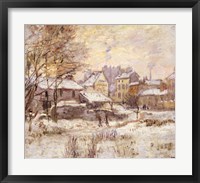 Snow Effect with Setting Sun, 1875 Fine Art Print