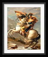 Napoleon Crossing the Alps at the St Bernard Pass Fine Art Print