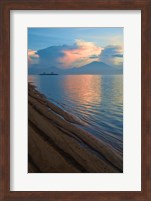 Indonesia, Bali Sanur Beach with Mount Gunung Agung Fine Art Print