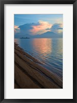Indonesia, Bali Sanur Beach with Mount Gunung Agung Fine Art Print