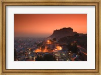 Meherangarh Fort and Town, Rajasthan, India Fine Art Print