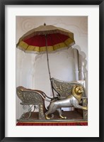 Sedan Chair of the Maharajah, Rajasthan, India Fine Art Print