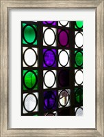 Stained Glass Windows of 17th Century Braganca House, India Fine Art Print