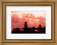 Sunset at the Temple by the Sea, Tenah Lot, Bali, Indonesia Fine Art Print