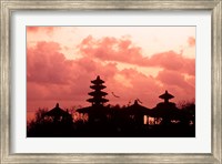 Sunset at the Temple by the Sea, Tenah Lot, Bali, Indonesia Fine Art Print