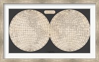 Map of the World, 1812 Fine Art Print