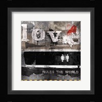 Urban Love Framed Print