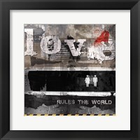 Urban Love Framed Print