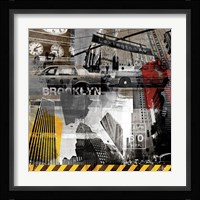 New York Streets II Framed Print