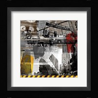 New York Streets II Framed Print